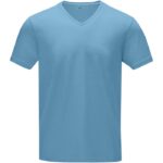 MPG115118 camiseta organica de manga corta para hombre azul punto de jersey sencillo 95 algodon orga 2