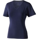 MPG115128 camiseta organica de manga corta para mujer azul punto de jersey sencillo 95 algodon organ 1