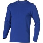 MPG115133 camiseta de manga larga ecologica de hombre ponoka azul punto de jersey sencillo 95 algodo 1