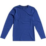 MPG115133 camiseta de manga larga ecologica de hombre ponoka azul punto de jersey sencillo 95 algodo 2