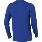 MPG115133 camiseta de manga larga ecologica de hombre ponoka azul punto de jersey sencillo 95 algodo 3