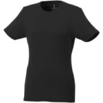 MPG115155 camisetade manga corta organica para mujer negro punto de jersey sencillo 95 algodon organ 1