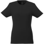 MPG115155 camisetade manga corta organica para mujer negro punto de jersey sencillo 95 algodon organ 2