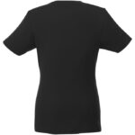MPG115155 camisetade manga corta organica para mujer negro punto de jersey sencillo 95 algodon organ 3