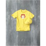 MPG115157 camiseta de manga corta para hombre amarillo punto de jersey sencillo 100 algodon bci 150 5