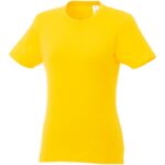 MPG115177 camiseta de manga corta para mujer heros amarillo punto de jersey sencillo 100 algodon bci 1