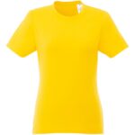 MPG115177 camiseta de manga corta para mujer heros amarillo punto de jersey sencillo 100 algodon bci 2