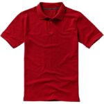 MPG115201 polo de manga corta para hombre rojo punto pique 100 algodon bci 200 gm2 2