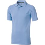 MPG115204 polo de manga corta para hombre azul punto pique 100 algodon bci 200 gm2 1