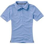 MPG115225 polo de manga corta para mujer azul punto pique 100 algodon 200 gm2 2