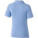 MPG115225 polo de manga corta para mujer azul punto pique 100 algodon 200 gm2 3