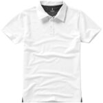 MPG115238 polo de manga corta elastico para hombre blanco doble punto pique 5 elastano 95 algodon bc 2