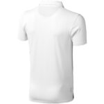 MPG115238 polo de manga corta elastico para hombre blanco doble punto pique 5 elastano 95 algodon bc 3