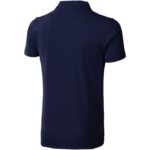 MPG115239 polo de manga corta elastico para hombre azul doble punto pique 5 elastano 95 algodon bci 3