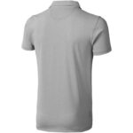 MPG115241 polo de manga corta elastico para hombre gris doble punto pique 5 elastano 95 algodon bci 3