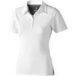 MPG115243 polo de manga corta elastico para mujer blanco doble punto pique 5 elastano 95 algodon bci 1