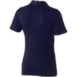 MPG115244 polo de manga corta elastico para mujer azul doble punto pique 5 elastano 95 algodon bci 2 3