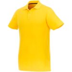 MPG115258 polo de manga corta para hombre amarillo punto pique 100 algodon bci 180 gm2 1