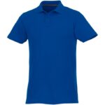 MPG115265 polo de manga corta para hombre azul punto pique 100 algodon bci 180 gm2 1