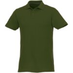 MPG115271 polo de manga corta para hombre verde punto pique 100 algodon bci 180 gm2 1