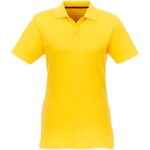 MPG115278 polo de manga corta para mujer amarillo punto pique 100 algodon bci 180 gm2 2