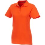 MPG115283 polo de manga corta para mujer naranja punto pique 100 algodon bci 180 gm2 1