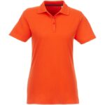 MPG115283 polo de manga corta para mujer naranja punto pique 100 algodon bci 180 gm2 2