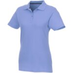 MPG115284 polo de manga corta para mujer azul punto pique 100 algodon bci 180 gm2 1