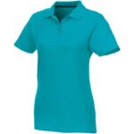 MPG115287 polo de manga corta para mujer azul punto pique 100 algodon bci 180 gm2 1