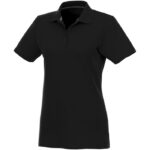 MPG115296 polo de manga corta para mujer negro punto pique 100 algodon bci 180 gm2 1