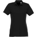 MPG115296 polo de manga corta para mujer negro punto pique 100 algodon bci 180 gm2 2