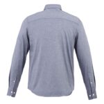 MPG115299 camisa tipo oxford de manga larga para hombre azul oxford 100 algodon 142 gm2 5