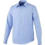 MPG115307 camisa de manga larga para hombre azul popelin 97 algodon 3 elastano 118 gm2 1