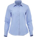 MPG115310 camisa de manga larga de mujer azul popelin 97 algodon 3 elastano 118 gm2 2