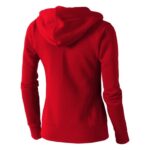 MPG115322 sudadera con capucha y cremallera de mujer rojo punto 80 algodon 20 poliester 300 gm2 7