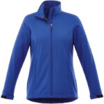 MPG115344 chaqueta softshell de mujer azul tejido de estiramiento mecanico con una membrana impermea 2