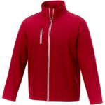 MPG115348 chaqueta softshell para hombre rojo tejido de estiramiento mecanico 100 poliester 250 gm2 1