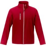 MPG115348 chaqueta softshell para hombre rojo tejido de estiramiento mecanico 100 poliester 250 gm2 2