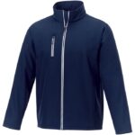 MPG115351 chaqueta softshell para hombre azul tejido de estiramiento mecanico 100 poliester 250 gm2 1