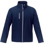 MPG115351 chaqueta softshell para hombre azul tejido de estiramiento mecanico 100 poliester 250 gm2 2