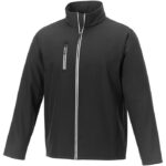 MPG115353 chaqueta softshell para hombre negro tejido de estiramiento mecanico 100 poliester 250 gm2 1