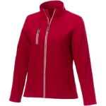 MPG115354 chaqueta softshell para mujer rojo tejido de estiramiento mecanico 100 poliester 250 gm2 b 1