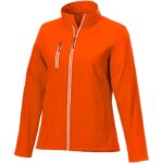 MPG115355 chaqueta softshell para mujer naranja tejido de estiramiento mecanico 100 poliester 250 gm 1