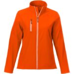 MPG115355 chaqueta softshell para mujer naranja tejido de estiramiento mecanico 100 poliester 250 gm 2