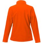 MPG115355 chaqueta softshell para mujer naranja tejido de estiramiento mecanico 100 poliester 250 gm 3