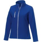 MPG115356 chaqueta softshell para mujer azul tejido de estiramiento mecanico 100 poliester 250 gm2 b 1