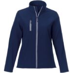 MPG115357 chaqueta softshell para mujer azul tejido de estiramiento mecanico 100 poliester 250 gm2 b 2