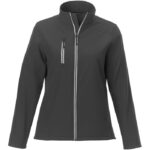 MPG115358 chaqueta softshell para mujer gris tejido de estiramiento mecanico 100 poliester 250 gm2 b 2