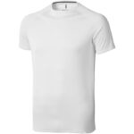 MPG115360 camiseta cool fit de manga corta para hombre blanco malla con un acabado cool fit 100 poli 1