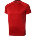 MPG115361 camiseta cool fit de manga corta para hombre rojo malla con un acabado cool fit 100 polies 1